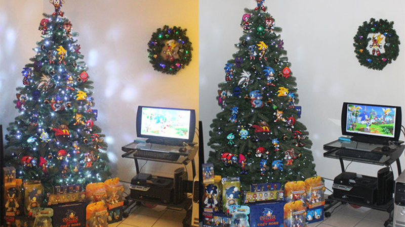 Illustration for article titled The Bittersweet Triumph of the Sonic the Hedgehog Christmas Tree
